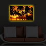 Wallity Lienzo Decorativo Iluminado con LEDs Multicolor 45x70 cm